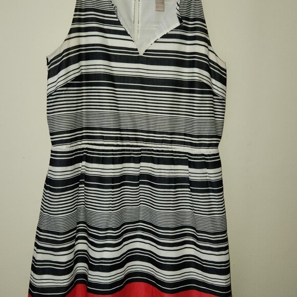 Banana Republic Sculpted Stripe Mini Dress - Picture 1 of 2
